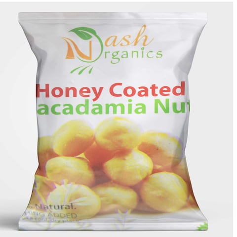 Nash Organics Honey Coated Macadamia Nuts 80g